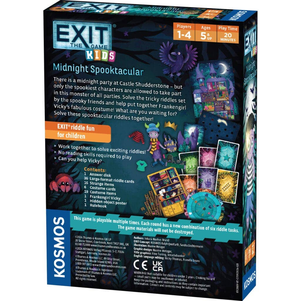 Exit Kids: Midnight Spooktacular - Escape Room Board Game