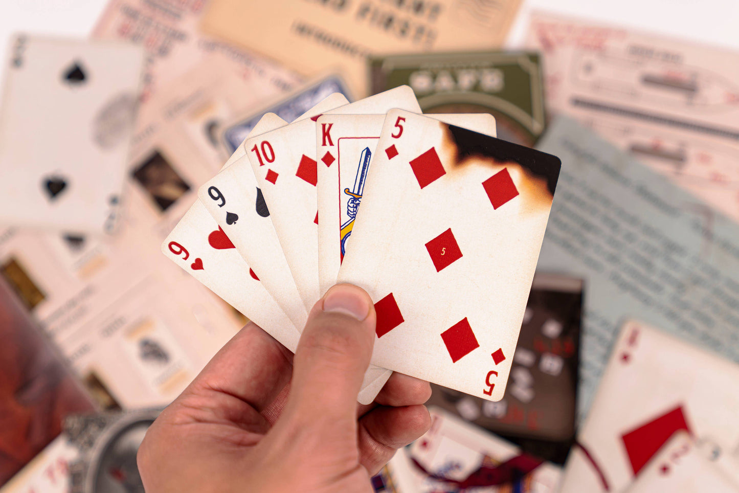 The Case of the Dead Man's Hand Murder Mystery