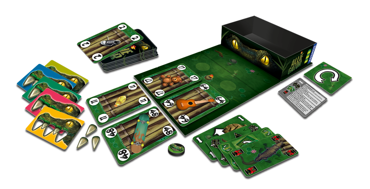 Open and Play: Allie Gator - Board Game