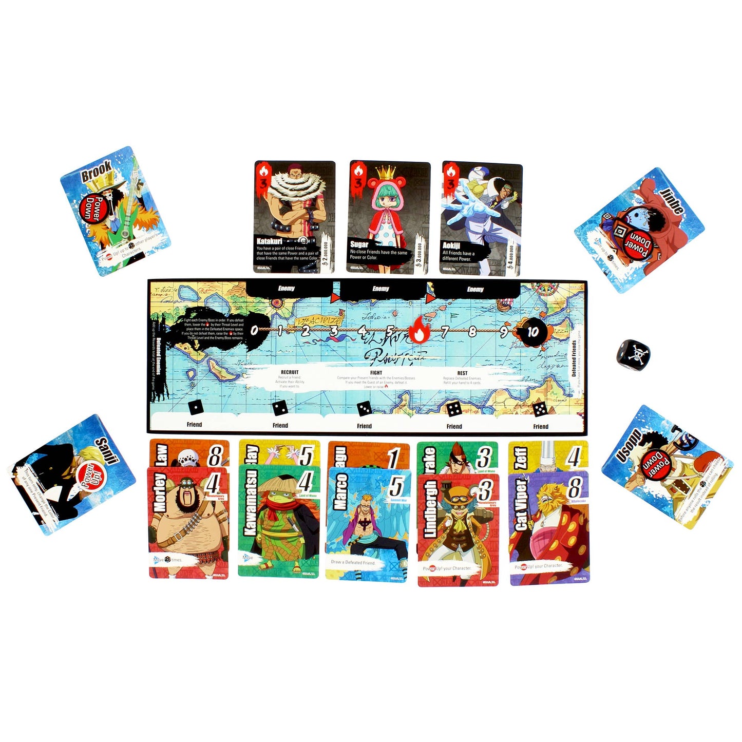 ONE PIECE - NAKAMA FRIENDS & ENEMIES GAME