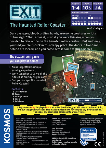 EXIT: The Haunted Roller Coaster - Escape Room Board Game
