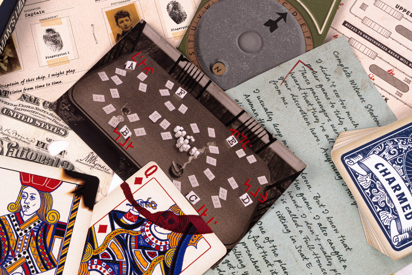 The Case of the Dead Man's Hand Murder Mystery